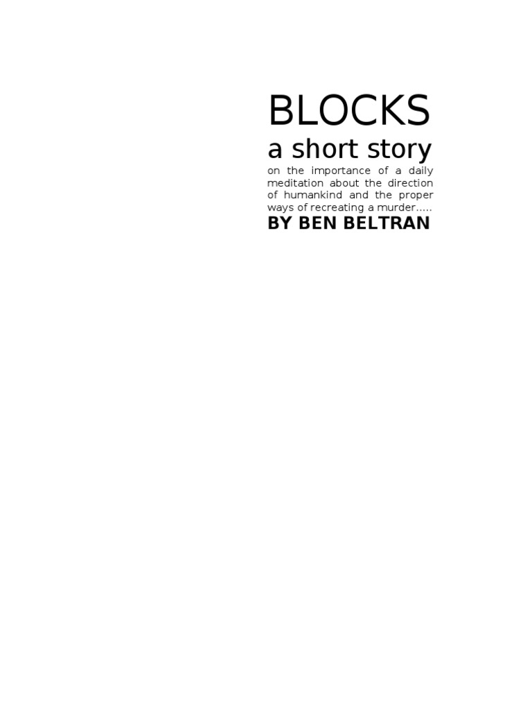 Blocks: A Short Story | PDF