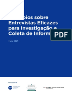 Princípios Sobre Entrevistas Investigativas