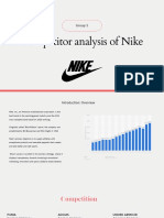 Nike's Competitor Analysis