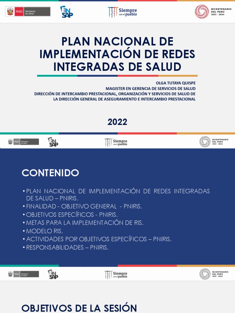 Implementación de Redes Integradas de Salud | PDF | Lima