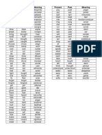 Irregular Verbs