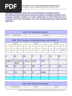 SAE 1541 Datasheet