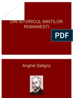 Din Istoricul Mintilor Romanesti