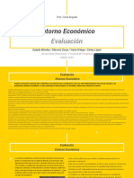 Evaluación Entorno Económico - Eudalis Méndez, Marcelo Garay, Vania Ortega y Carlos López