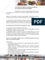 Relación de la Norma ISO 22000 con HACCP.doc