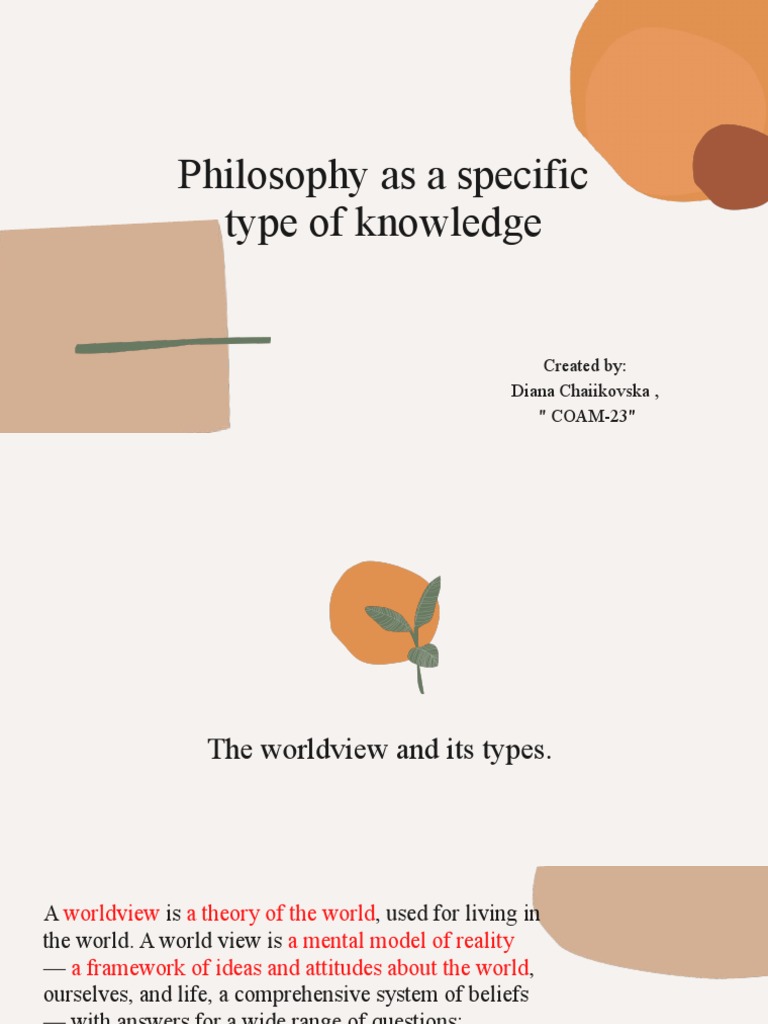 WHAT IS THE PHILOSOPHICAL STUDY OF KNOWLEDGE visual data 7