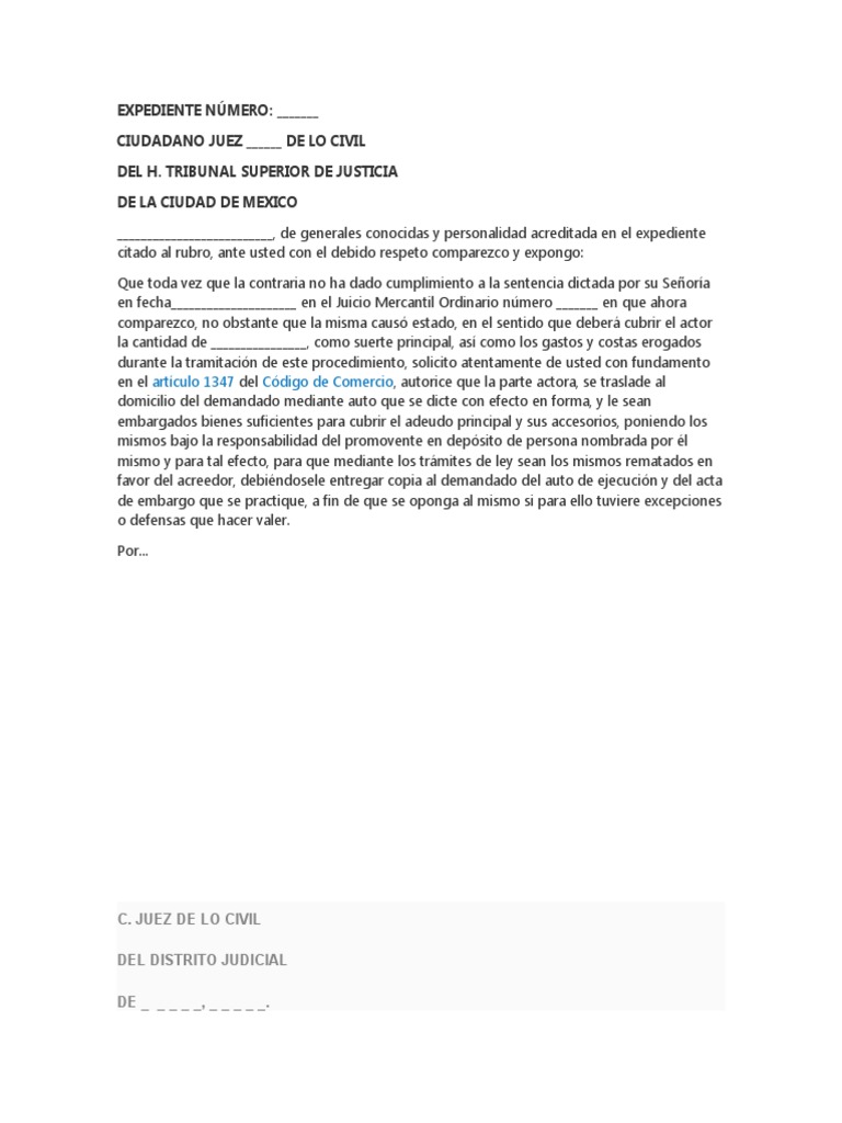 Ejecucion de Sentencia Definitiva | PDF | Sentencia (ley) | Derecho