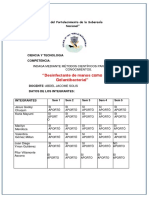 Cuaderno de Campo Desinfectante de Manos