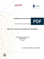 Proceso de Adquisicion de Conocimientos