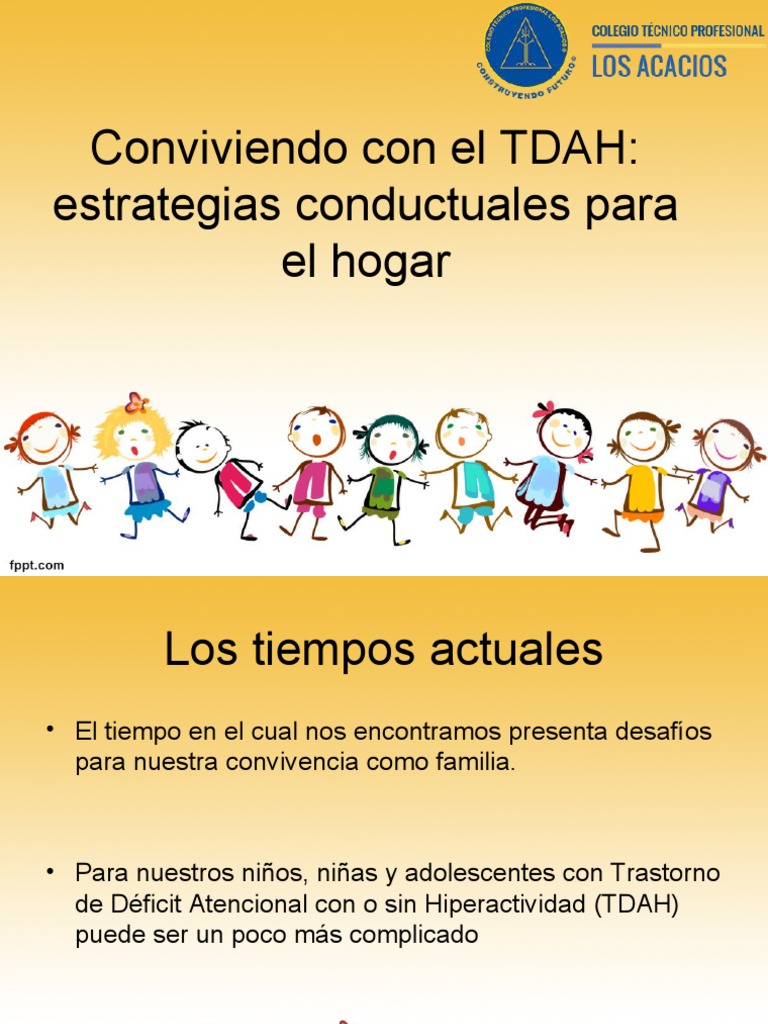 Estrategias para convivir con el TDAH | PDF | Desorden hiperactivo y ...