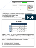 AV1 História 3 Etapa - 5º Ano