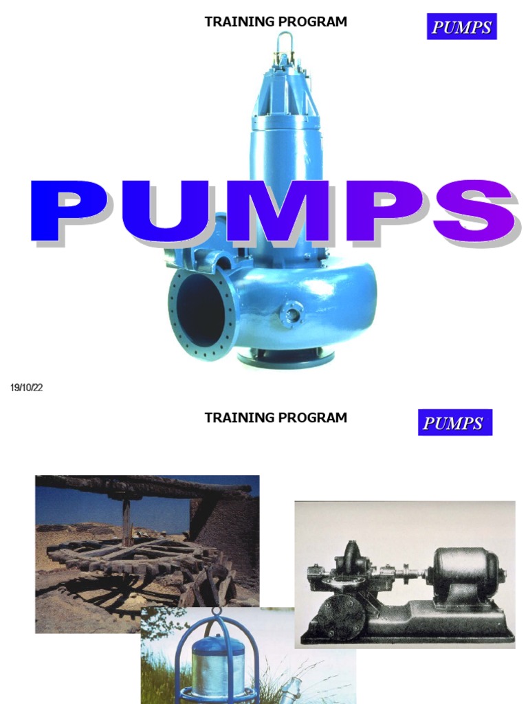 8Pumps General Clasification PDF Pump Bearing (Mechanical)