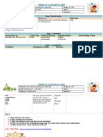 Social Studies Weekly Lesson Plan Sept 6 - 10