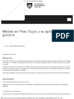 Método en Flow (Flujo) y Su Aplicación A La Guitarra