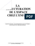 La Structuration de L Espace Chez L Enfant