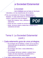 Tema 4 La Sociedad Estamental