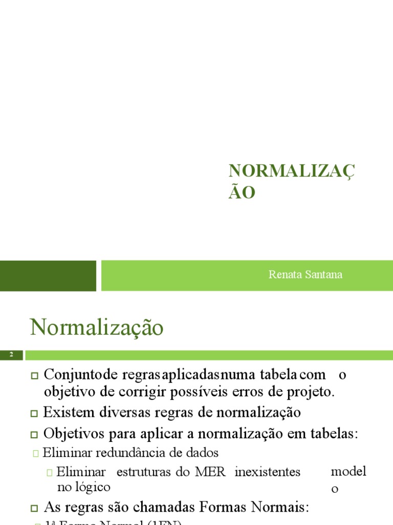 Aula5 BD Normalizacao - SQL | PDF | Informática | Gestão de Tecnologia ...