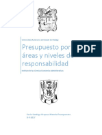 Presupuesto Por Áreas y Niveles de Responsabilidad