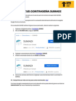 SUMADI - Solicitud de Contraseña