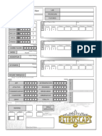 Character Sheet Fillable