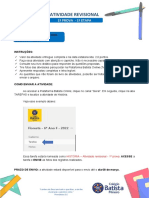 HISTÓRIA 6º ANO MT Atividade Revisional 1 Prova 1 Etapa