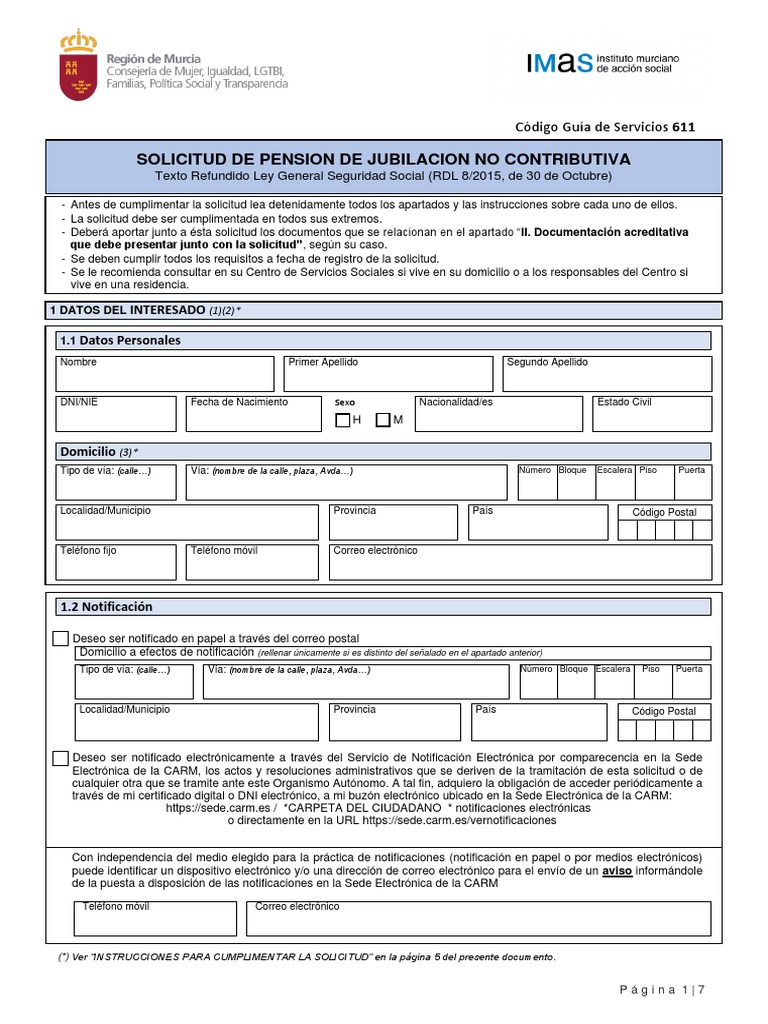 Solicitud PNC Jubilacion V2.2 PDF Privacidad de la información