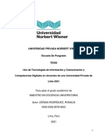 Tesis Wiener - Uso de Tic y Competencias en Docentes