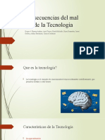 Consecuencias Del Mal Uso de La Tecnología