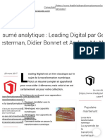 Un Résumé Analytique - Leading Digital Par George Westerman, Didier Bonnet Et Andrew McAfee - The Digital Transformation People