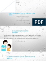 Ventilador de Botella de Plástico para Niños