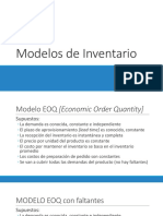 7C. Modelos de Inventario - EOQ Con Faltantes