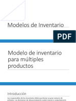 7H. Modelos de Inventario - Multiproducto