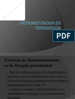 Instrumentacion en Periodoncia