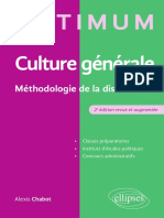 Culture Générale: Méthodologie de La Dissertation