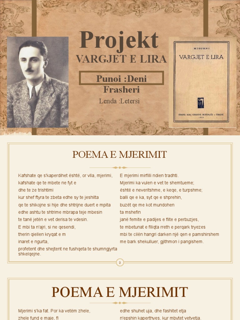 Migjeni Vargjet e Lira | PDF