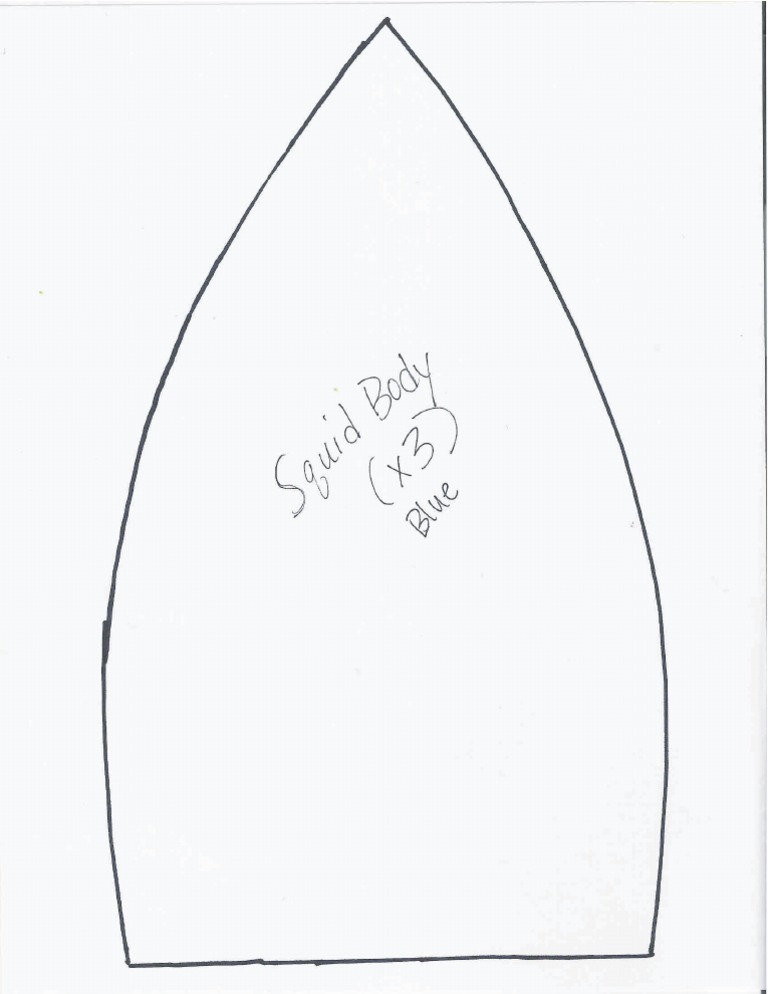 Squid Pattern1 | PDF | Language Arts & Discipline | Home & Garden