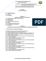 EST. PARA PRESENTACIÓN DEL INFORME TÉCNICO de EXTRACCION DE MINERALES