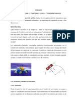 COMPENDIO CLASE 1. Partícula y Sistema de Referencia. Posoción, Desplazamiento y Distancia