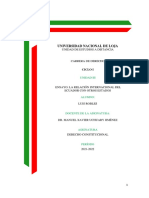 RelaciónInternacionaldelEcuador DerechoConstitucional-LuisRobles