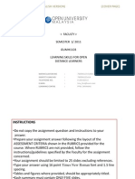 (Assignment Template ʹ English Version) (Cover Page)