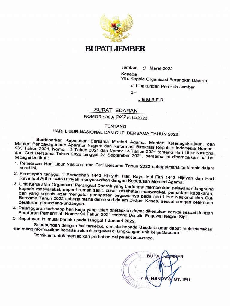 SE Hari Libur Nasional PDF