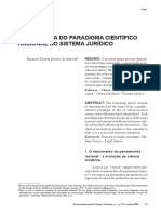 A Influência Do Paradigma Científico Racional No Sistema Jurídico