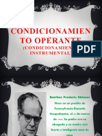 Condicionamiento operante según B.F. Skinner