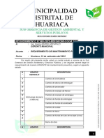 Requerimiento #088-2022 Requerimiento de Mantenimiento Preventivo y Correctivo