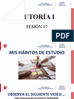 Tutoría I: Sesión 07