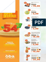 Promoções de alimentos e bebidas com até 50% de desconto