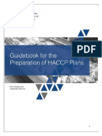 Guidebook For The Preparation of HACCP Plans