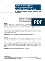 Militância religiosa e política na região do Alto Paraná