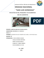 Informe Conserva de Jurel - Brenda Romucho Cornejo