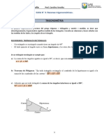 GUIA 3 - Razones Trigonométricas - 3° - LAE 2022